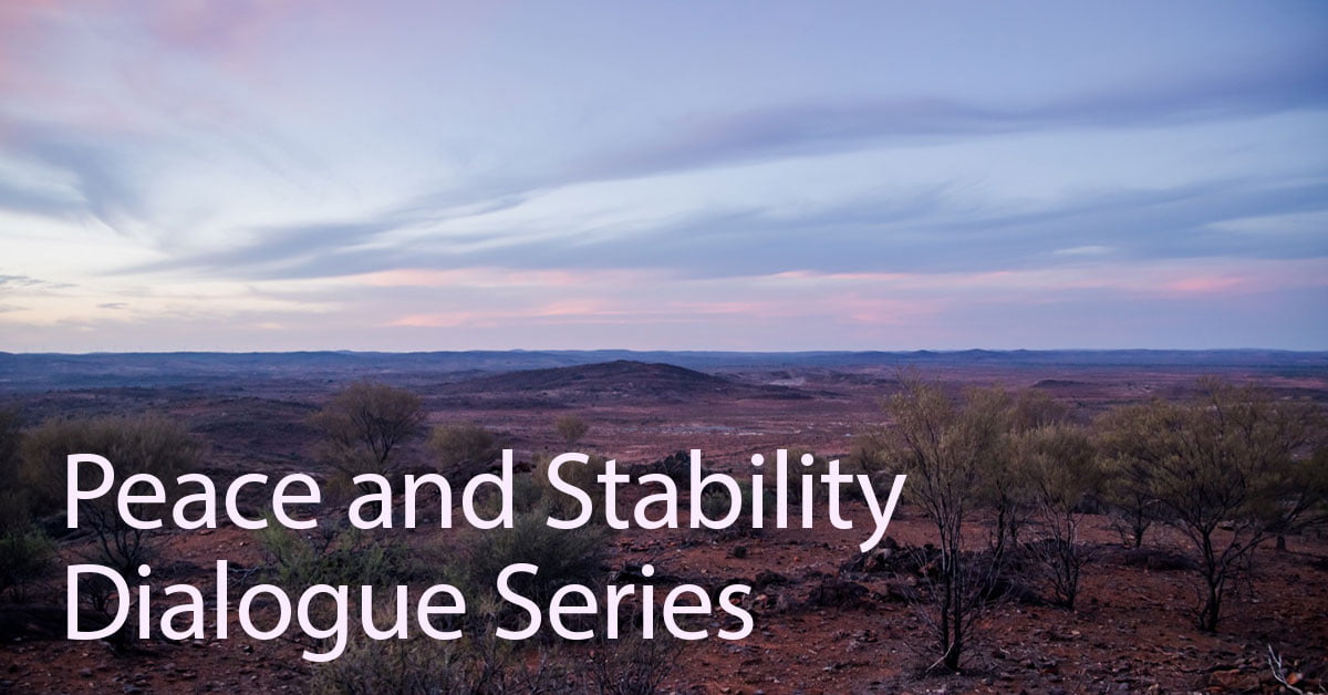 Peace And Stability Dialogue Series - Australian Earth Laws Alliance