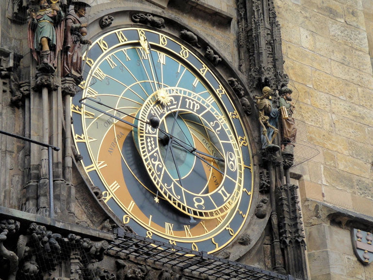 Prague astronomical clock tower